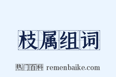 枝属组词是什么意思的图片